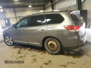2015 Nissan Pathfinder SV z VIN 5N1AR2MMXFC709279, wystawiony jako Copart lot #59464785 z przebiegiem 92 343 mil mil oraz Szkoda całkowita • Salvage title. Historia ofert i sprzedaży dostępna na DreamBid. Obrazek 2.