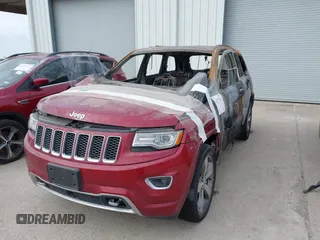 2014 Jeep Grand Cherokee Overland with VIN 1C4RJECG0EC500692, listed as a IAAI auction lot 41771102 with 1 mi miles. Bid and sale history available at carsss.com. Image 6.