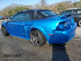 2000 Ford Mustang with VIN 1FAFP4445YF196607, listed as a Copart auction lot 81321514 with 0 mi miles and Salvage Title. Bid and sale history available at carsss.com. Image 2.