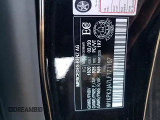 2020 Mercedes-Benz SLC 300 z VIN W1KPK3JA7LF171157, wystawiony jako Copart lot #83157894 z przebiegiem Nie podano mil oraz Szkody całkowita. Historia ofert i sprzedaży dostępna na DreamBid. Obrazek 12.