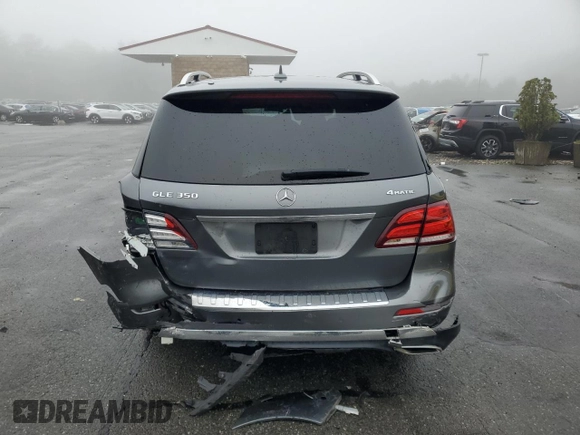 2018 Mercedes-Benz GLE 350 with VIN 4JGDA5HB4JB168775, listed as a Copart auction lot 55840605 with Not provided miles and Non repairable. Bid and sale history available at DreamBid. Image 6.