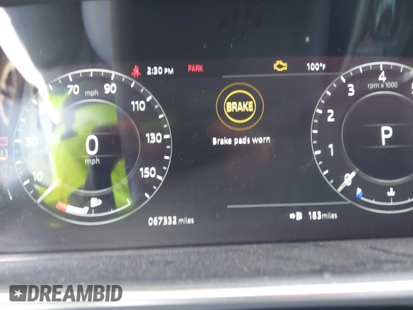 2018 Land Rover Range Rover Sport HSE with VIN SALWR2RV0JA400235, listed as a IAAI auction lot 41894717 with 67,332 mi miles. Bid and sale history available at carsss.com. Image 7.