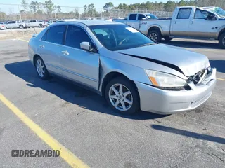 2003 Honda Accord LX z VIN 1HGCM56323A025644, wystawiony jako IAAI lot #41436005 z przebiegiem 284 761 mil mil oraz . Historia ofert i sprzedaży dostępna na DreamBid. Obrazek 1.