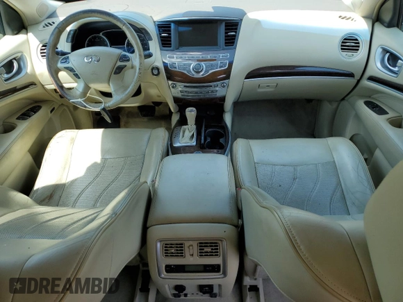2013 Infiniti JX35 with VIN 5N1AL0MN6DC345311, listed as a Copart auction lot 67188584 with 173,822 mi miles and Salvage Title. Bid and sale history available at carsss.com. Image 8.