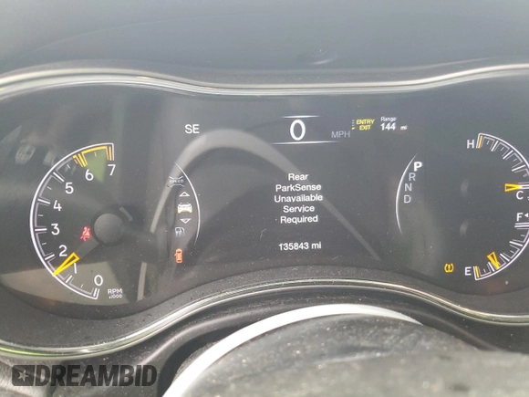 2017 Jeep Grand Cherokee Summit with VIN 1C4RJFJT1HC818136, listed as a Copart auction lot 81057084 with 135,843 mi miles and Salvage title. Bid and sale history available at DreamBid. Image 9.