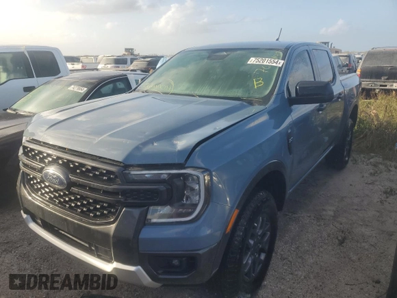 2024 Ford Ranger XLT with VIN 1FTER4GH4RLE22444, listed as a Copart auction lot 75201554 with Not Provided miles and Non Repairable. Bid and sale history available at DreamBid. Image 1.