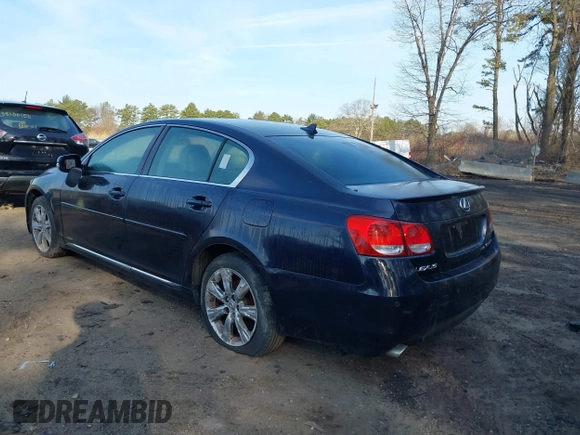 2008 Lexus GS 350 with VIN JTHCE96S580018953, listed as a IAAI auction lot 38980406 with Not Provided miles. Bid and sale history available at carsss.com. Image 3.