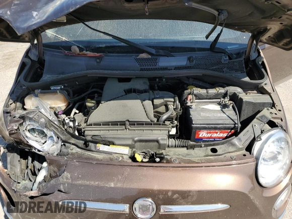 2012 FIAT 500 Pop with VIN 3C3CFFDR6CT108755, listed as a Copart auction lot 48676345 with 122,996 mi miles and Salvage Title. Bid and sale history available at carsss.com. Image 11.