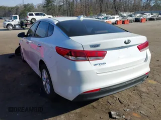 2017 Kia Optima LX with VIN 5XXGT4L38HG161323, listed as a IAAI auction lot 41672014 with 181,730 mi miles. Bid and sale history available at carsss.com. Image 3.