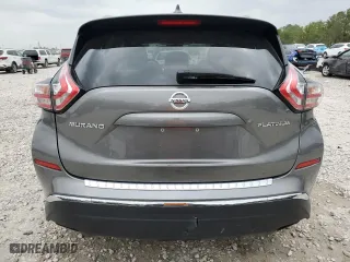 2017 Nissan Murano SL with VIN 5N1AZ2MG9HN186113, listed as a Copart auction lot 51609535 with 116,228 mi miles and Salvage Title. Bid and sale history available at carsss.com. Image 6.