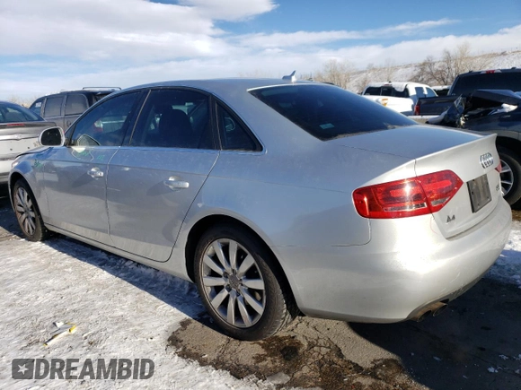 2009 Audi A4 2.0T Prem Plus with VIN WAUSF78K99N014661, listed as a Copart auction lot 88607145 with 119,534 mi miles and Salvage Title. Bid and sale history available at carsss.com. Image 2.