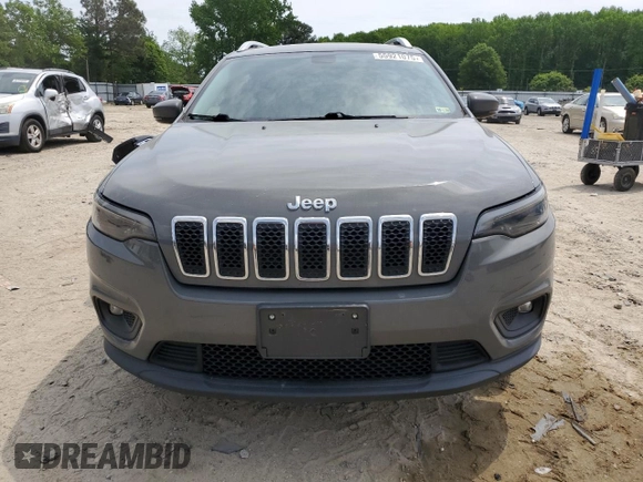 2020 Jeep Cherokee Latitude Plus with VIN 1C4PJLLB0LD653676, listed as a Copart auction lot 55921075 with 98,997 mi miles and Salvage title. Bid and sale history available at DreamBid. Image 5.
