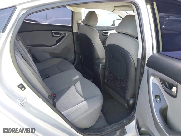 2012 Hyundai Elantra GLS with VIN KMHDH4AE6CU460641, listed as a IAAI auction lot 41926289 with 1 mi miles. Bid and sale history available at carsss.com. Image 8.