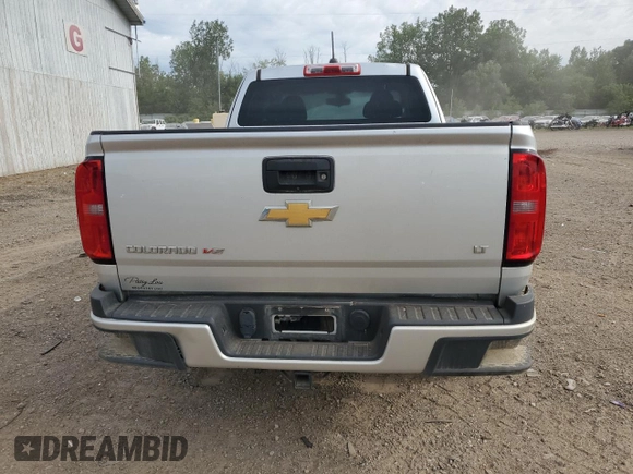 2017 Chevrolet Colorado 4WD LT with VIN 1GCHTCEN4H1208582, listed as a Copart auction lot 61554574 with 50,322 mi miles and Salvage title. Bid and sale history available at DreamBid. Image 6.