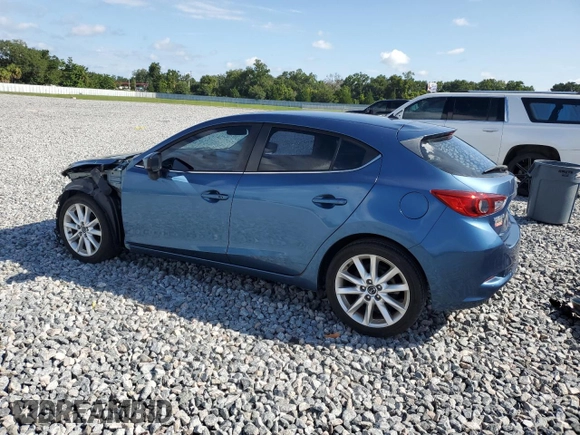 2017 Mazda 3 Touring z VIN JM1BN1L7XH1102372, wystawiony jako Copart lot #61180195 z przebiegiem 57 606 mil mil oraz Szkoda całkowita • Salvage title. Historia ofert i sprzedaży dostępna na DreamBid. Obrazek 2.