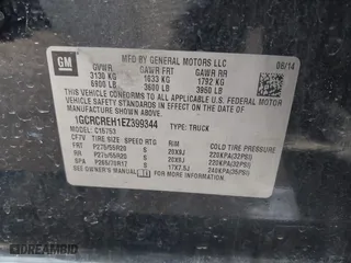 2014 Chevrolet Silverado 1500 LT with VIN 1GCRCREH1EZ399344, listed as a IAAI auction lot 41364007 with 217,707 mi miles. Bid and sale history available at carsss.com. Image 9.
