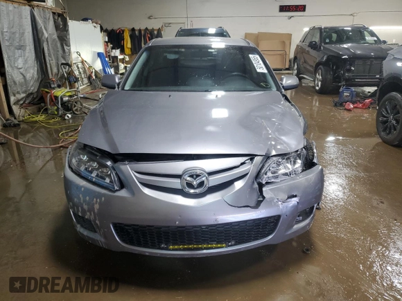 2007 Mazda 6 i Touring with VIN 1YVHP80C775M55684, listed as a Copart auction lot 50104955 with 49,608 mi miles and Salvage Title. Bid and sale history available at DreamBid. Image 5.
