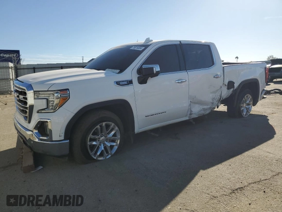 2020 GMC Sierra 1500 with VIN 3GTP8DET8LG159317, listed as a Copart auction lot 76819384 with 99,627 mi miles and Salvage Title. Bid and sale history available at DreamBid. Image 1.
