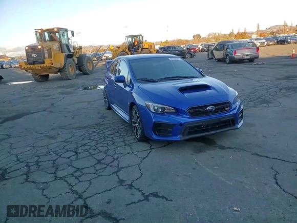 2021 Subaru WRX STI with VIN JF1VA2E68M9822676, listed as a Copart auction lot 86650554 with 30,473 mi miles and Salvage Title. Bid and sale history available at carsss.com. Image 10.