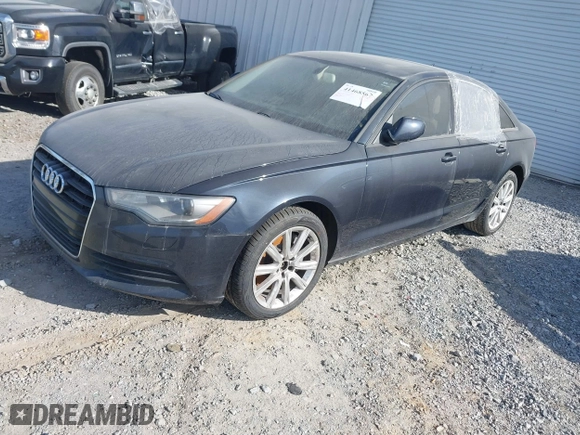 2015 Audi A6 2.0T Premium with VIN WAUCFAFC8FN007404, listed as a IAAI auction lot 41468567 with 81,535 mi miles. Bid and sale history available at carsss.com. Image 2.