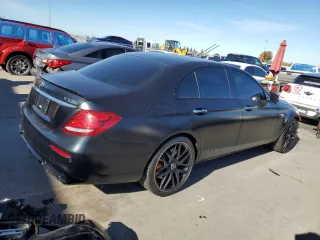 2018 Mercedes-Benz E-Class AMG E 63 S with VIN WDDZF8KB8JA201195, listed as a Copart auction lot 81191664 with 60,004 mi miles and Salvage Title. Bid and sale history available at carsss.com. Image 3.