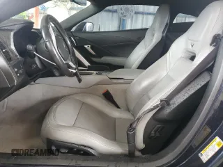2015 Chevrolet Corvette Z51 2LT with VIN 1G1YK2D70F5110227, listed as a Copart auction lot 46146135 with 52,166 mi miles and Salvage title. Bid and sale history available at DreamBid. Image 7.