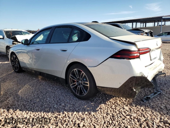 2024 BMW 5 Series 540i xDrive with VIN WBA63FJ02RCR69813, listed as a Copart auction lot 86380164 with 94 mi miles and Salvage Title. Bid and sale history available at carsss.com. Image 2.