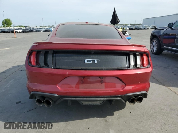 2019 Ford Mustang GT z VIN 1FA6P8CF5K5178437, wystawiony jako Copart lot #53391145 z przebiegiem 37 010 mil mil oraz Szkody całkowita. Historia ofert i sprzedaży dostępna na DreamBid. Obrazek 6.