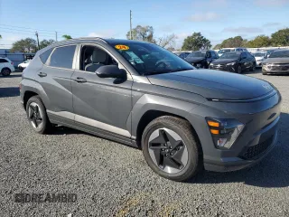 2024 Hyundai Kona SEL with VIN KM8HC3A63RU008254, listed as a Copart auction lot 85442394 with Not Provided miles and Salvage Title. Bid and sale history available at DreamBid. Image 4.