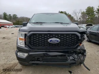 2022 Ford F-150 XL with VIN 1FTFW1E54NKD97002, listed as a Copart auction lot 50635305 with 22,177 mi miles and Salvage Title. Bid and sale history available at carsss.com. Image 5.