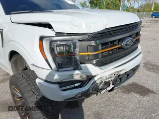 2023 Ford F-150 XL with VIN 1FTEW1E89PFA58074, listed as a IAAI auction lot 41298473 with 60,266 mi miles. Bid and sale history available at carsss.com. Image 6.