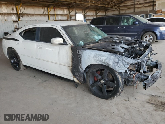 2008 Dodge Charger Police with VIN 2B3KA43H48H298639, listed as a Copart auction lot 64525594 with 0 mi miles and Salvage Title. Bid and sale history available at carsss.com. Image 4.