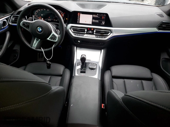 2023 BMW 4 Series M440i with VIN WBA63AW06PFN54632, listed as a Copart auction lot 70994044 with 11,718 mi miles and Salvage title. Bid and sale history available at DreamBid. Image 8.