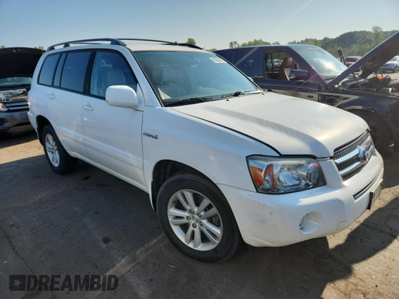 2007 Toyota Highlander with VIN JTEHW21A770035323, listed as a Copart auction lot 65290425 with 182,767 mi miles and Clean title. Bid and sale history available at DreamBid. Image 4.