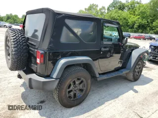 2015 Jeep Wrangler Freedom Edition with VIN 1C4AJWAG8FL688255, listed as a Copart auction lot 59722165 with 130,666 mi miles and Salvage title. Bid and sale history available at DreamBid. Image 3.