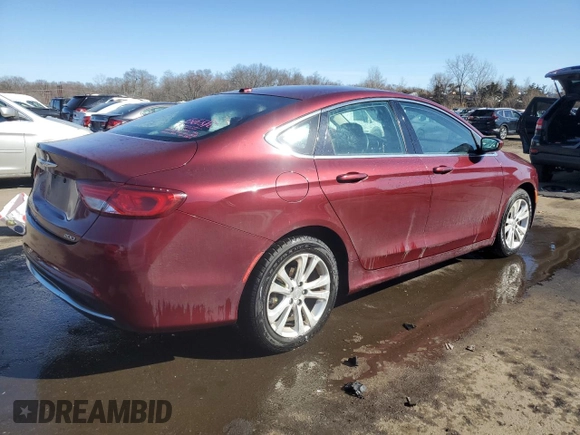 2016 Chrysler 200 Limited with VIN 1C3CCCABXGN154626, listed as a Copart auction lot 49488315 with 115,177 mi miles and Salvage Title. Bid and sale history available at carsss.com. Image 3.