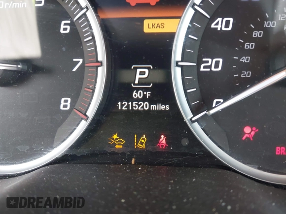 2016 Acura MDX w/Tech with VIN 5FRYD3H47GB020014, listed as a IAAI auction lot 41931725 with 121,520 mi miles. Bid and sale history available at carsss.com. Image 15.
