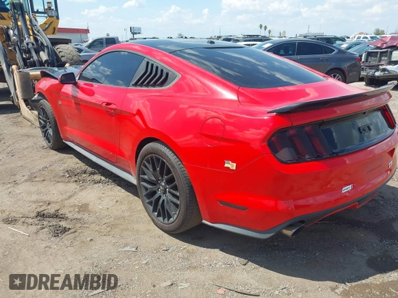 2015 Ford Mustang GT with VIN 1FA6P8CF5F5431455, listed as a IAAI auction lot 42302785 with 60,817 mi miles and . Bid and sale history available at DreamBid. Image 3.