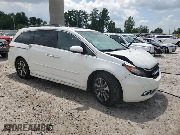2014 Honda Odyssey Touring with VIN 5FNRL5H92EB020189, listed as a Copart auction lot 62311425 with Not provided miles and Clean title. Bid and sale history available at DreamBid. Image 4.