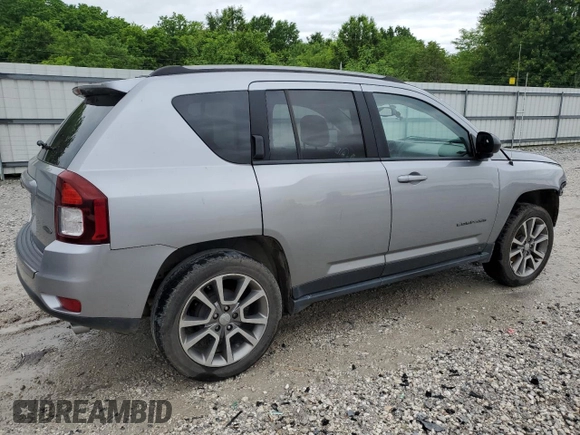 2016 Jeep Compass Sport SE z VIN 1C4NJCBA1GD634477, wystawiony jako Copart lot #50922425 z przebiegiem 141 375 mil mil oraz Szkoda całkowita • Salvage title. Historia ofert i sprzedaży dostępna na DreamBid. Obrazek 3.