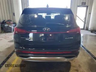 2023 Hyundai Santa Fe Hybrid Blue with VIN 5NMS2DA12PH008063, listed as a Copart auction lot 76351694 with 0 mi miles and Salvage Title. Bid and sale history available at carsss.com. Image 6.