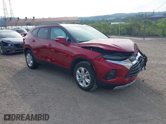 2021 Chevrolet Blazer LT with VIN 3GNKBHRS5MS520884, listed as a IAAI auction lot 42747114 with 21,018 mi miles and . Bid and sale history available at DreamBid. Image 1.