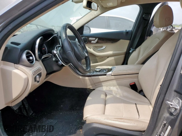 2017 Mercedes-Benz C 300 with VIN 55SWF4JB9HU218627, listed as a Copart auction lot 57801925 with Not provided miles and Clean title. Bid and sale history available at DreamBid. Image 7.