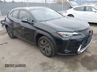 2021 Lexus UX with VIN JTHX9JBHXM2049972, listed as a IAAI auction lot 40956792 with 47,882 mi miles. Bid and sale history available at carsss.com. Image 1.