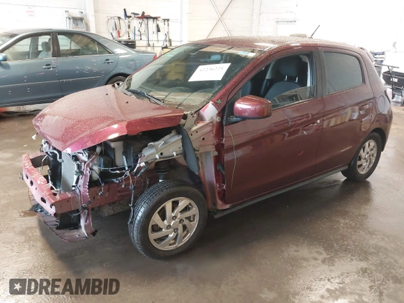 2021 Mitsubishi Mirage ES z VIN ML32AUHJXMH002228, wystawiony jako IAAI lot #42236221 z przebiegiem 43 383 mil mil oraz . Historia ofert i sprzedaży dostępna na DreamBid. Obrazek 17.