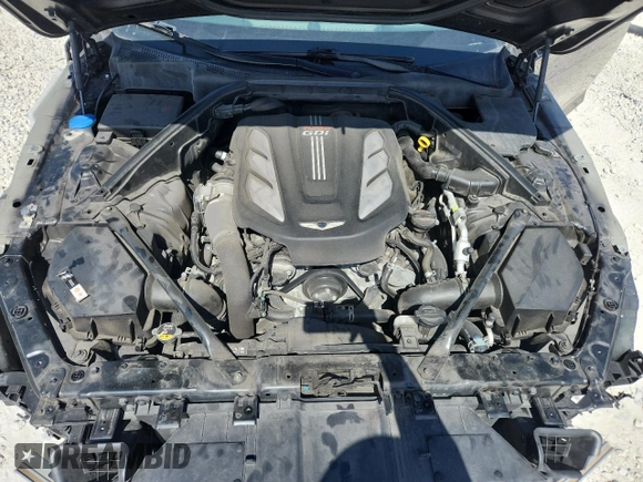2020 Genesis G80 Sport with VIN KMTFN4JB8LU337856, listed as a Copart auction lot 61028615 with 34,078 mi miles and Salvage title. Bid and sale history available at DreamBid. Image 11.