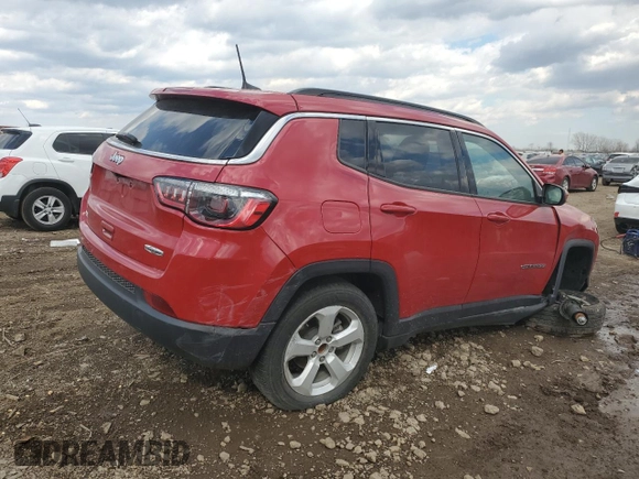 2021 Jeep Compass Latitude with VIN 3C4NJCBB0MT502048, listed as a Copart auction lot 50413735 with 30,251 mi miles and Salvage title. Bid and sale history available at DreamBid. Image 3.