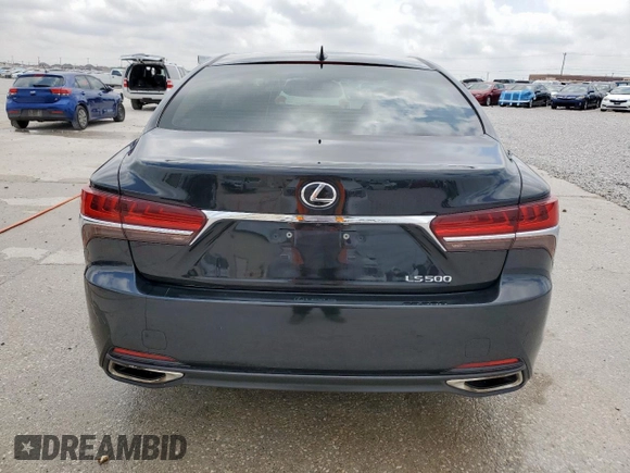 2018 Lexus LS 500 z VIN JTHB51FF3J5006860, wystawiony jako Copart lot #54728845 z przebiegiem 76 335 mil mil oraz Czysty tytuł • Clean title. Historia ofert i sprzedaży dostępna na DreamBid. Obrazek 6.