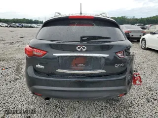 2014 Infiniti QX70 with VIN JN8CS1MW0EM413360, listed as a Copart auction lot 56853934 with 242,661 mi miles and Clean Title. Bid and sale history available at carsss.com. Image 6.