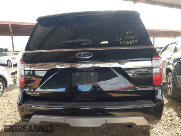 2020 Ford Expedition Limited with VIN 1FMJU1KT3LEA38847, listed as a IAAI auction lot 41356337 with 111,803 mi miles. Bid and sale history available at carsss.com. Image 16.